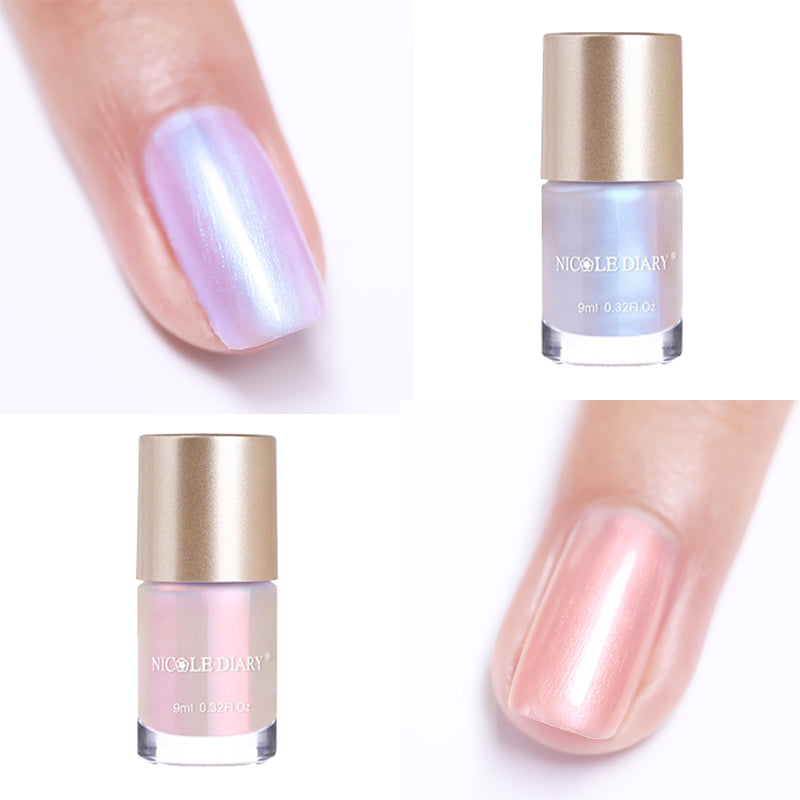 Nicole Diary Shell Shimmer Glitter Nail Polish Set - Sullys Beauty 