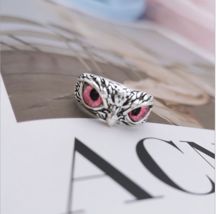 Sterling Silver Eagle Head Owl  Rings - Sullys Beauty 
