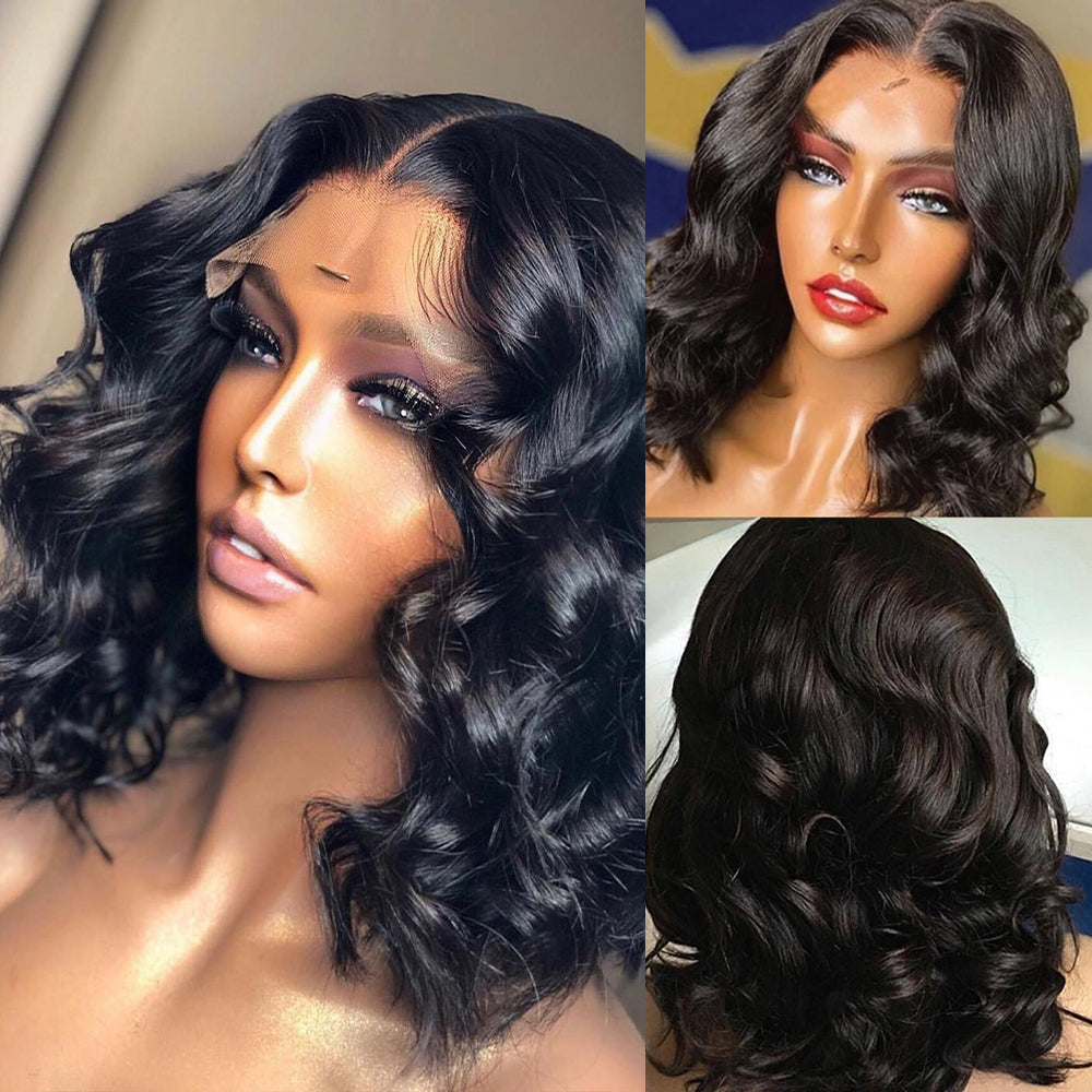 Pre Plucked Brazilian Human Hair  Lace Front Wigs With Baby Hair - Sullys Beauty 